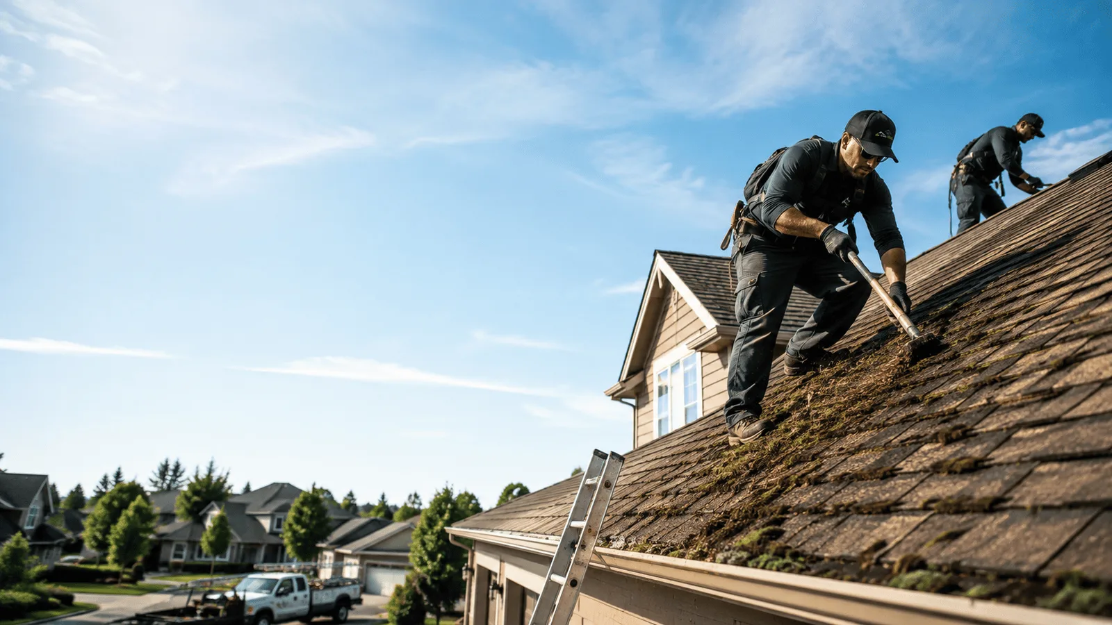 Roof Moss Removal in Beaverdam, OH near me